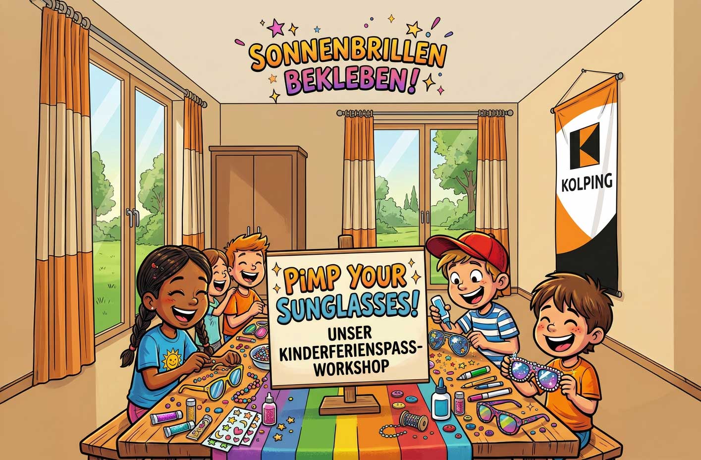 Kinderferienspass_Sonnenbrillen-bekleben