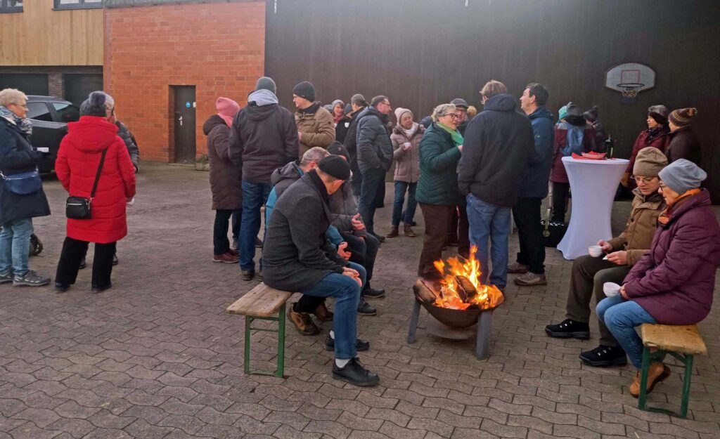 Lagerfeuer und Punsch auf dem Hof Wiethaup