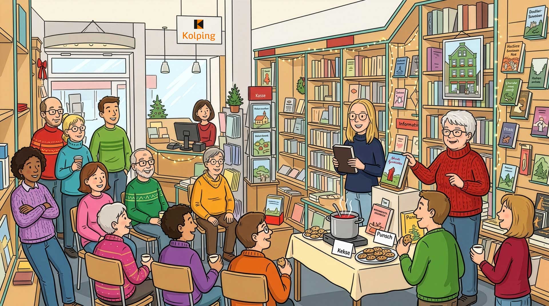 Weihnachtliche Buchvorstellung Wedegärtner